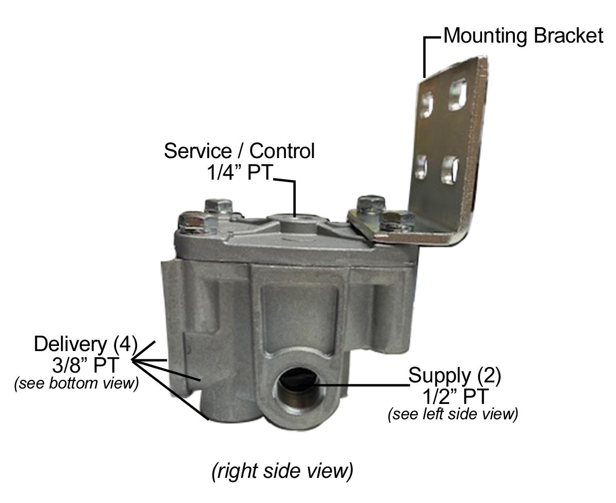 FS065206N R-12 Relay Valve - New | FleetSpec